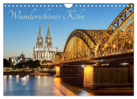 Wunderschönes Köln (Wandkalender 2027 DIN A4 quer), CALVENDO Monatskalender