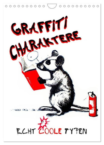 Graffiti Charaktere (Wandkalender 2027 DIN A4 hoch), CALVENDO Monatskalender
