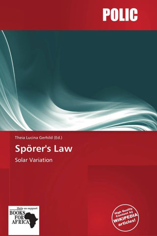 Spörer's Law