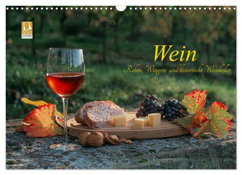 Wein - Reben, Wingerte und historische Weinkeller (Wandkalender 2027 DIN A3 quer), CALVENDO Monatskalender