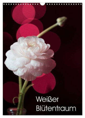 Weißer Blütentraum (Wandkalender 2027 DIN A3 hoch), CALVENDO Monatskalender