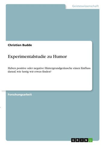 Experimentalstudie zu Humor
