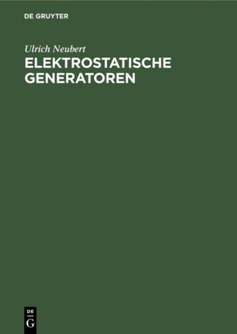 Elektrostatische Generatoren