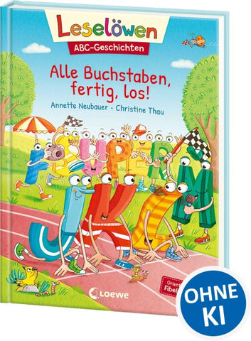 Leselöwen ABC-Geschichten - Alle Buchstaben, fertig, los!