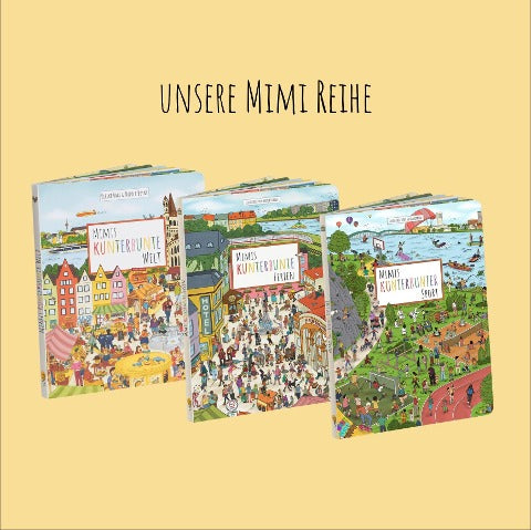 Die Mimi Wimmelbuch-Reihe – Alle drei Bücher im Set