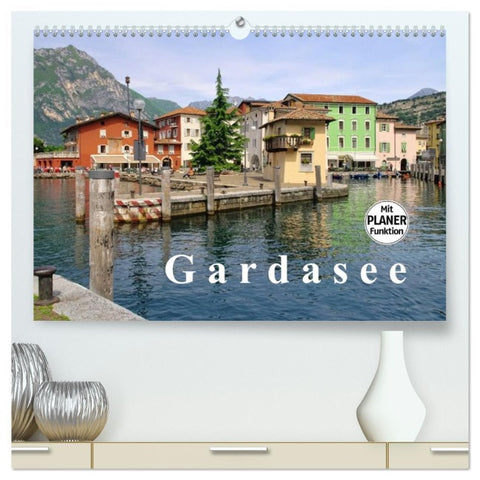 Gardasee (hochwertiger Premium Wandkalender 2026 DIN A2 quer), Kunstdruck in Hochglanz