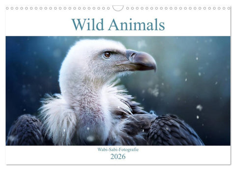 Wild Animals - Wilde Tiere (Wandkalender 2026 DIN A3 quer), CALVENDO Monatskalender