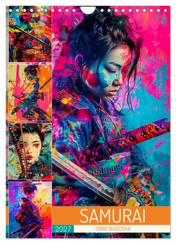 Samurai - Onna Bugeisha (Wandkalender 2027 DIN A4 hoch), CALVENDO Monatskalender