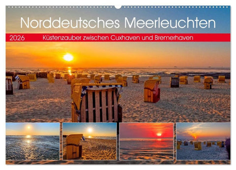 Norddeutsches Meerleuchten (Wandkalender 2026 DIN A2 quer), CALVENDO Monatskalender