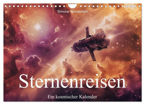 Sternenreisen - Ein kosmischer Kalender (Wandkalender 2027 DIN A4 quer), CALVENDO Monatskalender