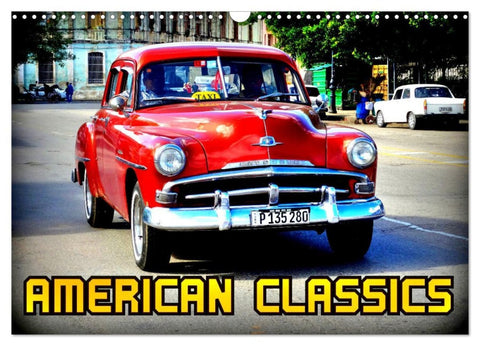 American Classics (Wandkalender 2026 DIN A3 quer), CALVENDO Monatskalender
