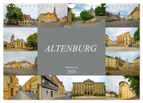 Altenburg Impressionen (Wandkalender 2026 DIN A4 quer), CALVENDO Monatskalender