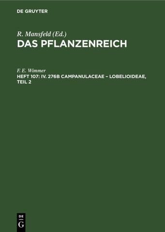 IV. 276b Campanulaceae – Lobelioideae, Teil 2