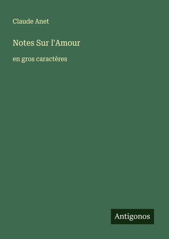 Notes Sur l'Amour