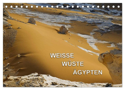 Weisse Wüste Ägypten (Tischkalender 2027 DIN A5 quer), CALVENDO Monatskalender