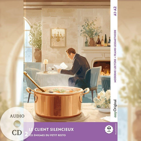 Le Client silencieux - Französische Krimi-Lektüre A1-A2 (+ Audio-CD)