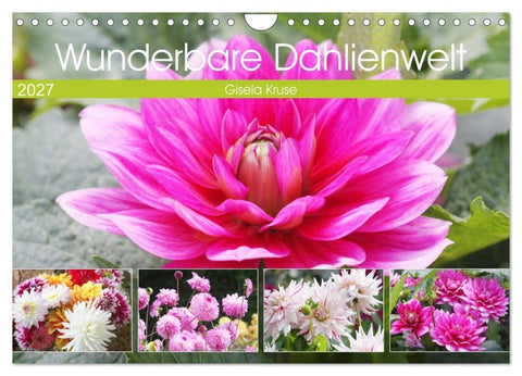 Wunderbare Dahlienwelt (Wandkalender 2027 DIN A4 quer), CALVENDO Monatskalender
