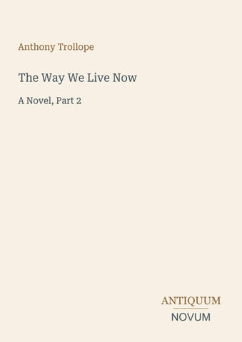 The Way We Live Now