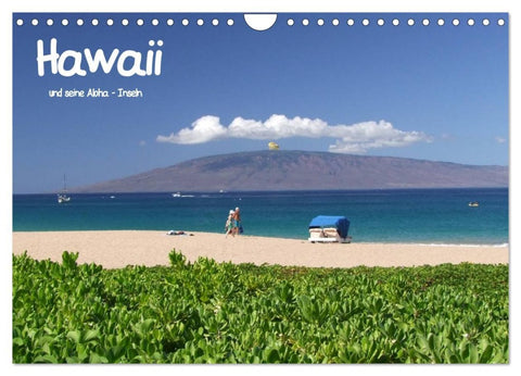 Hawaii und seine Aloha - Inseln (Wandkalender 2026 DIN A4 quer), CALVENDO Monatskalender