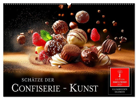 Schätze der Confiserie Kunst (Wandkalender 2027 DIN A2 quer), CALVENDO Monatskalender