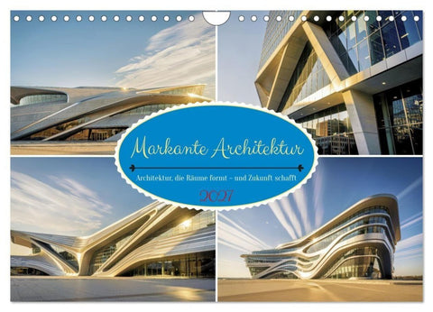 Markante Architektur (Wandkalender 2027 DIN A4 quer), CALVENDO Monatskalender