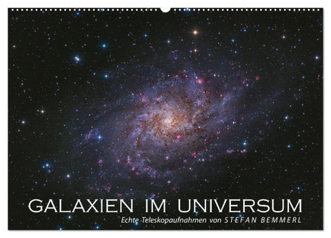Galaxien im Universum (Wandkalender 2027 DIN A2 quer), CALVENDO Monatskalender