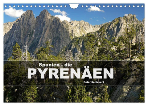 Spanien - die Pyrenäen (Wandkalender 2027 DIN A4 quer), CALVENDO Monatskalender