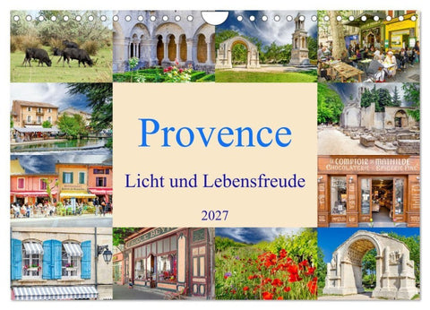 Provence. Licht und Lebensfreude (Wandkalender 2027 DIN A4 quer), CALVENDO Monatskalender