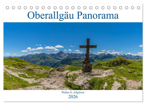 Oberallgäu Panorama (Tischkalender 2026 DIN A5 quer), CALVENDO Monatskalender