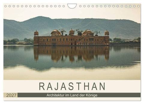 Rajasthan - Architektur im Land der Könige (Wandkalender 2027 DIN A4 quer), CALVENDO Monatskalender