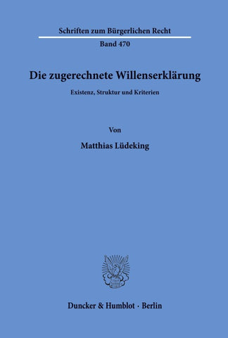 Die zugerechnete Willenserklärung.