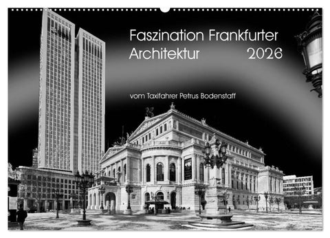 Faszination Frankfurter Architektur (Wandkalender 2026 DIN A2 quer), CALVENDO Monatskalender