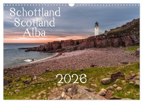 Schottland - Scotland - Alba (Wandkalender 2026 DIN A3 quer), CALVENDO Monatskalender