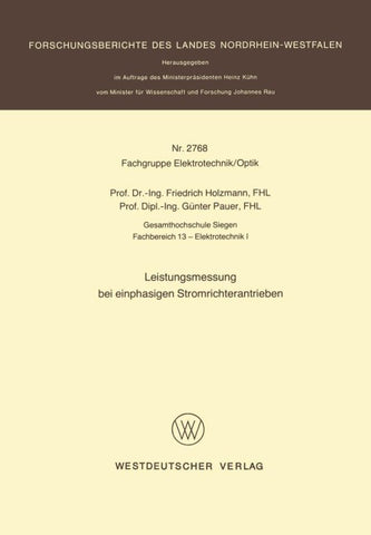 Leistungsmessung bei einphasigen Stromrichterantrieben