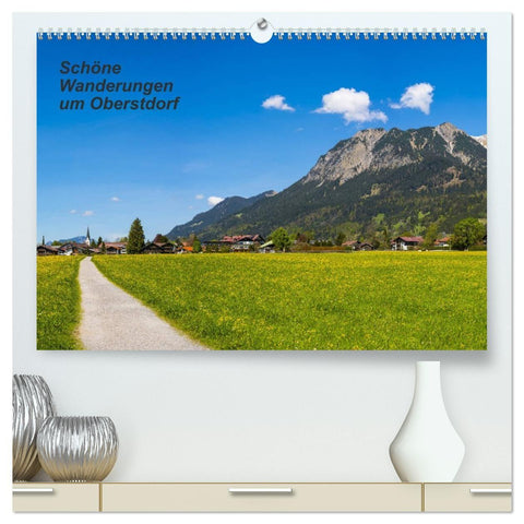 Schöne Wanderungen um Oberstdorf (hochwertiger Premium Wandkalender 2027 DIN A2 quer), Kunstdruck in Hochglanz
