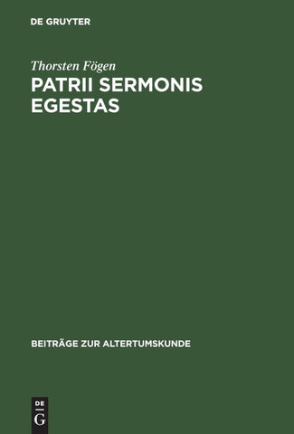 Patrii sermonis egestas