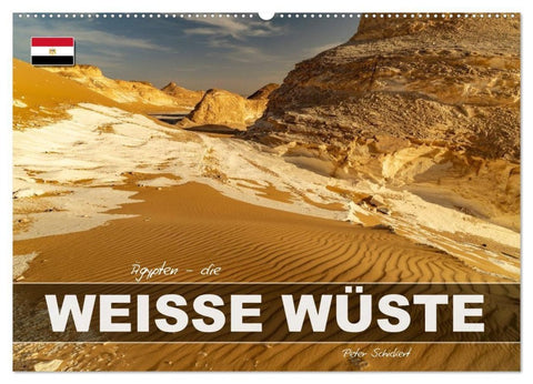Ägypten - die Weisse Wüste (Wandkalender 2027 DIN A2 quer), CALVENDO Monatskalender