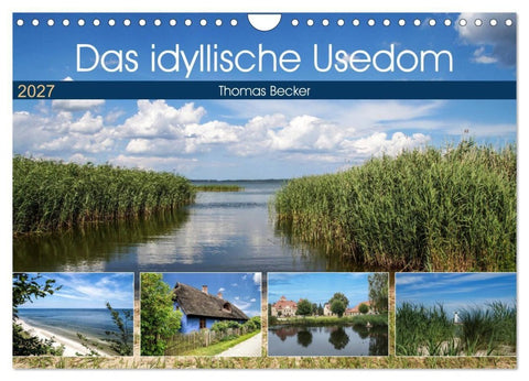 Das idyllische Usedom (Wandkalender 2027 DIN A4 quer), CALVENDO Monatskalender