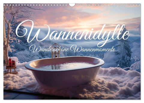 Wannenidylle (Wandkalender 2027 DIN A3 quer), CALVENDO Monatskalender