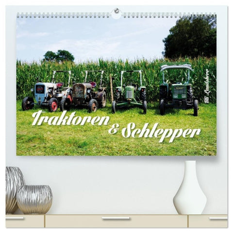 Traktoren und Schlepper (hochwertiger Premium Wandkalender 2027 DIN A2 quer), Kunstdruck in Hochglanz