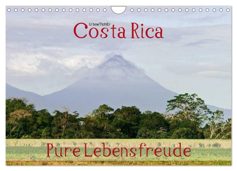 Costa Rica - Pure Lebensfreude (Wandkalender 2027 DIN A4 quer), CALVENDO Monatskalender