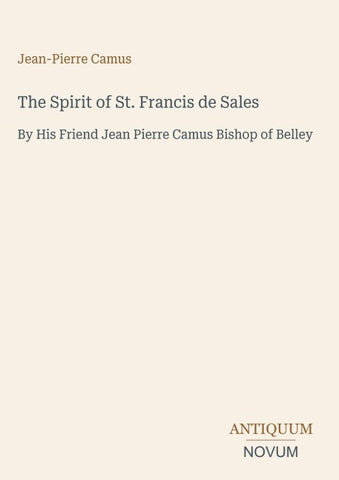 The Spirit of St. Francis de Sales