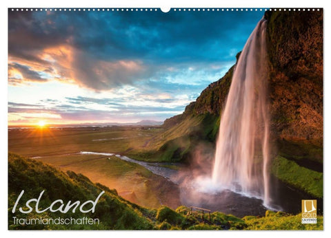 ISLAND - Traumlandschaften (Wandkalender 2026 DIN A2 quer), CALVENDO Monatskalender