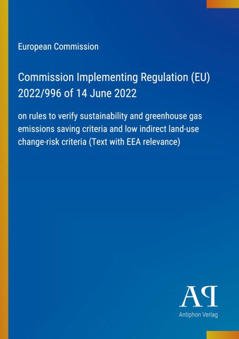 Commission Implementing Regulation (EU) 2022/996 of 14 June 2022