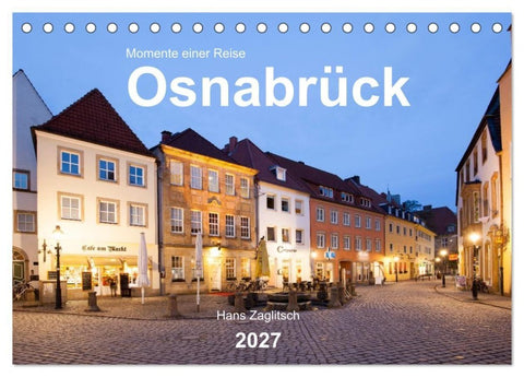 Osnabrück - Momente einer Reise (Tischkalender 2027 DIN A5 quer), CALVENDO Monatskalender