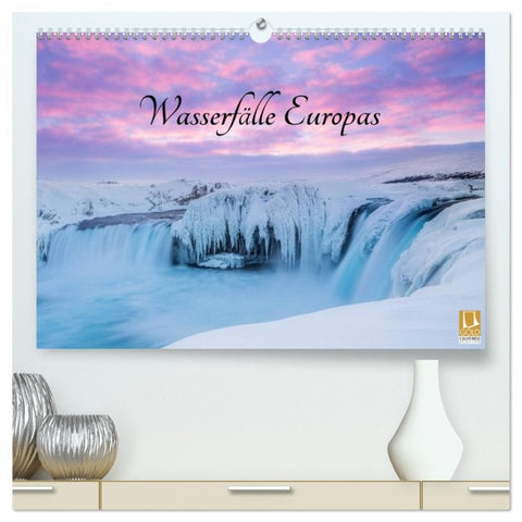 Wasserfälle Europas (hochwertiger Premium Wandkalender 2026 DIN A2 quer), Kunstdruck in Hochglanz