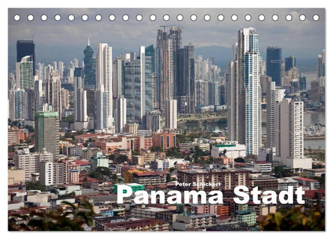 Panama Stadt (Tischkalender 2027 DIN A5 quer), CALVENDO Monatskalender