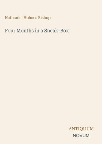 Four Months in a Sneak-Box