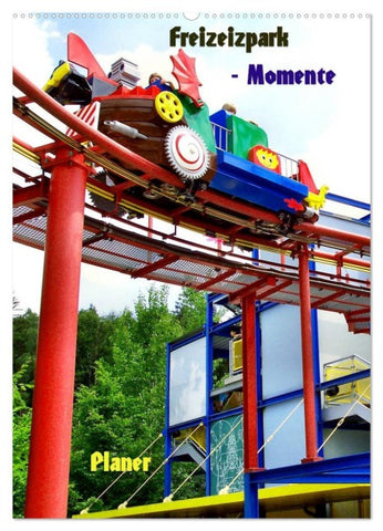 Freizeitparkmomente / Planer (Wandkalender 2026 DIN A2 hoch), CALVENDO Monatskalender