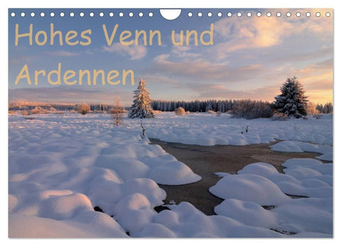 Hohes Venn und Ardennen (Wandkalender 2027 DIN A4 quer), CALVENDO Monatskalender